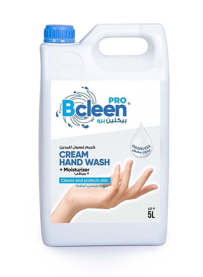 Bcleen Cream Hand Wash with Odorless Moisturizer 5000 ml
