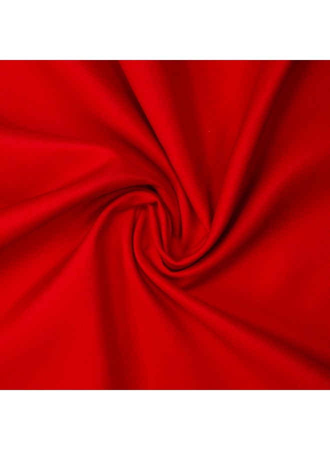 Gee Di Moda Cloth Napkins - 17 x 17 Inch Red Dinner Napkins - Set of 12 Soft & Absorbent Washable Fabric Cloth Table Napkins with Hemmed Edges for Hotel Restaurant, Holiday Parties & Wedding - Image 5