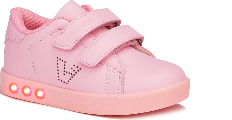 VICCO Oyo Light Girl First Step Pink Sneaker  - Image 2