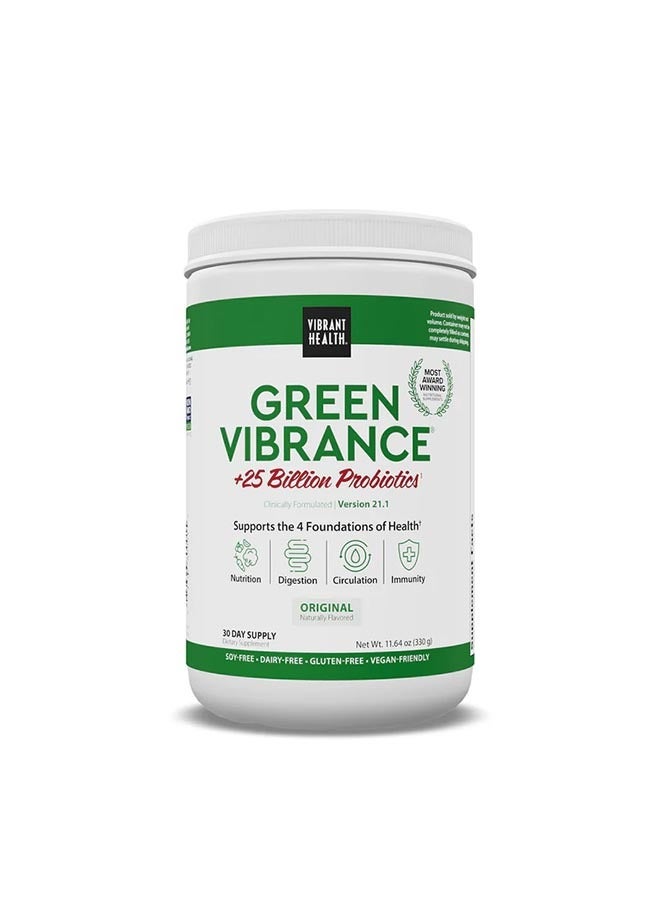 Vibrant Health Vib Green Vibrance Sf Pow 330g - Image 1