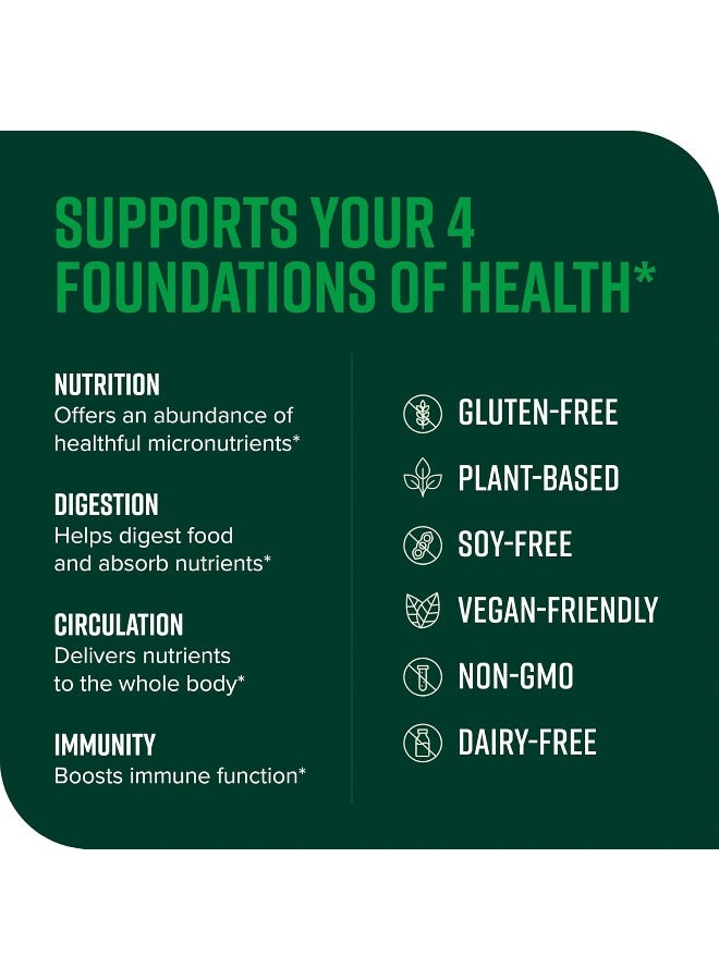 Vibrant Health - Green Vibrance, Plant-Based Superfood to Support Immunity, Digestion, and Energy with Over 70 Ingredients, 25 Billion Probiotics, Gluten Free, Non-GMO, Vegetarian, 30 Servings - Image 5