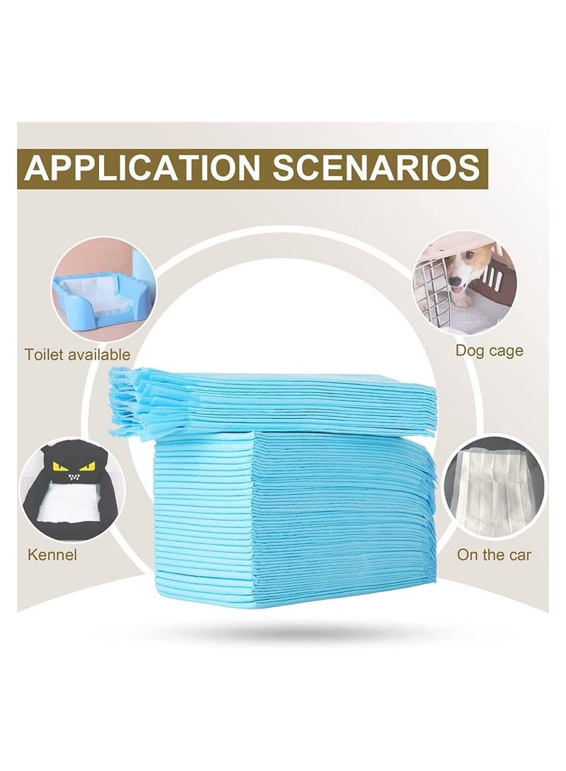 م.ا & ف'س وسادات بول سريعة الجفاف مضادة للتسرب، ماصة للاستخدام مرة واحدة، وسادات تدريب للحيوانات الأليفة للاستخدام مرة واحدة مع 5 طبقات عالية الامتصاص، وسادات جرو لتدريب الحيوانات الأليفة على استخدام المرحاض 60 × 60 سم، 40 قطعة - Image 4