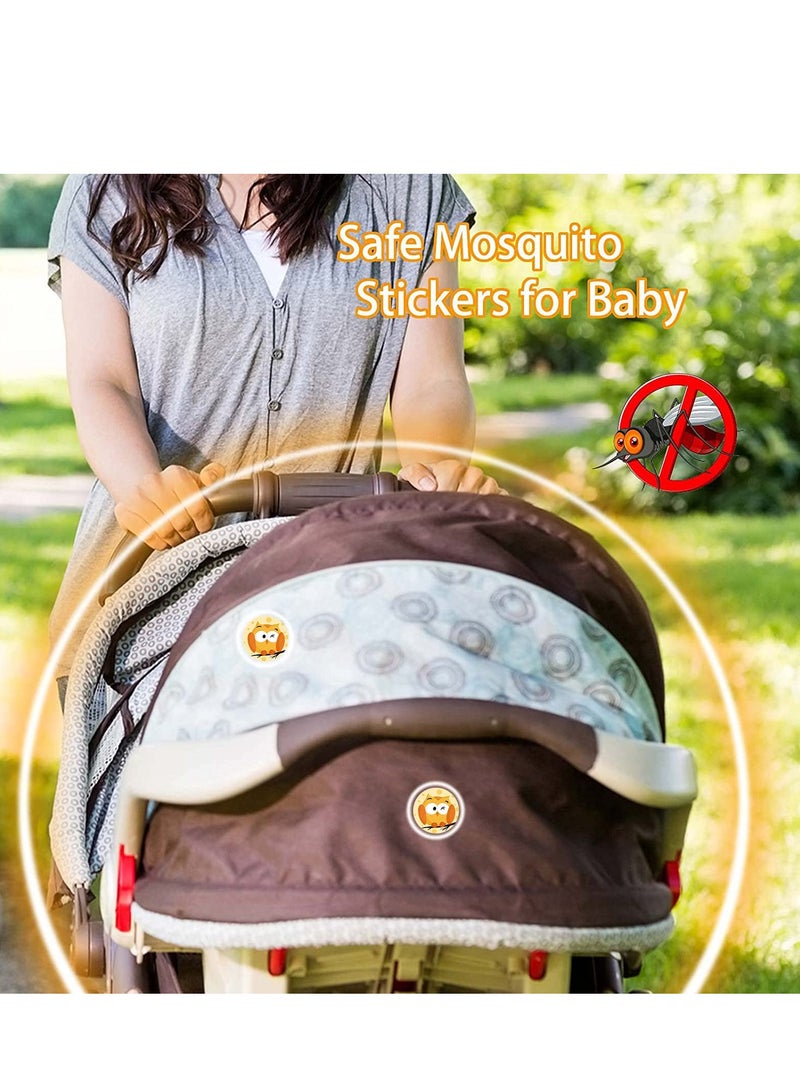 Zikra 20 Packs 120 Sheets Mosquito Patches Stickers Natural Protection Patches Stickers for Kids Adults Protection - Image 2