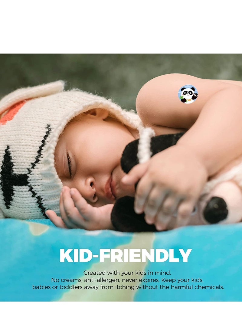 Zikra 20 Packs 120 Sheets Mosquito Patches Stickers Natural Protection Patches Stickers for Kids Adults Protection - Image 4