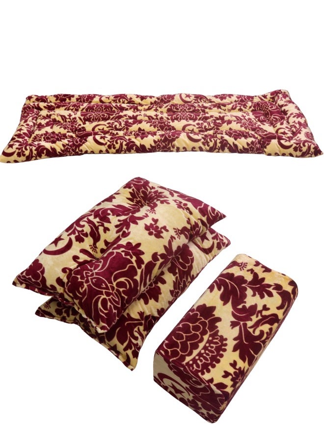 SMART HOME 4 in 1 Luxury Floor Seating Set - Heritage Arabic Majlis, Floor Sofa Set, Furniture for Majlis and Lounges  - Image 3