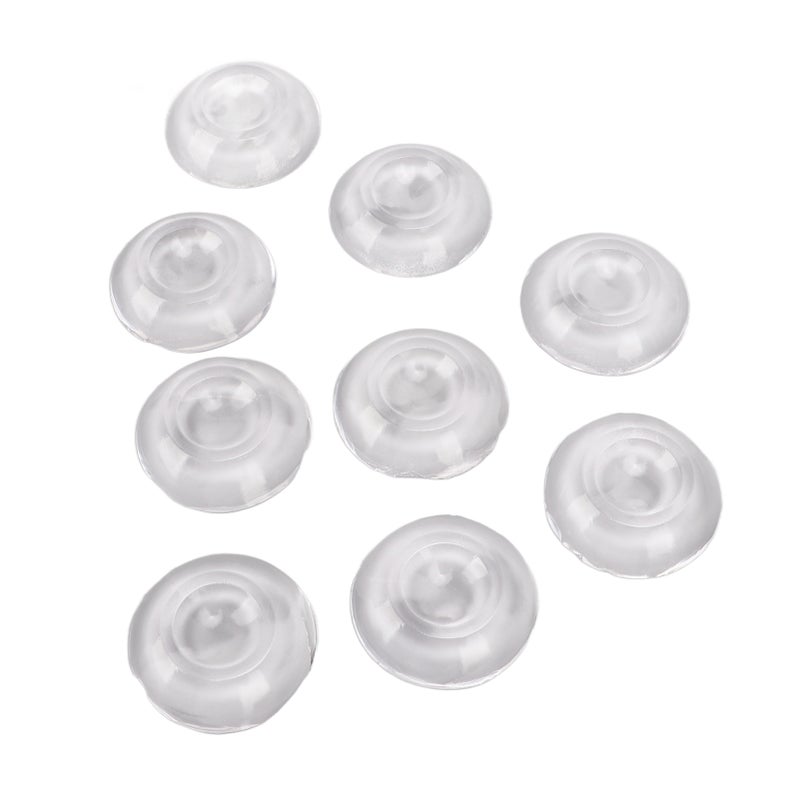 Transparent Door Bumper 9-Pack 2.0in Silicone Strong Adhesive - Noise Reduction Wall Protector for Home Bedroom Bathroom Office - Image 5
