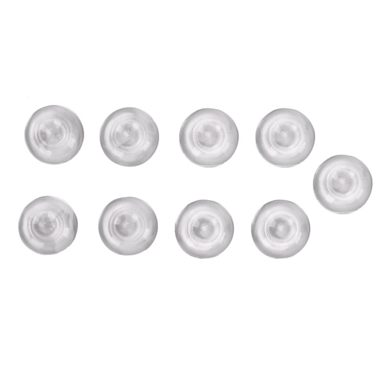 Transparent Door Bumper 9-Pack 2.0in Silicone Strong Adhesive - Noise Reduction Wall Protector for Home Bedroom Bathroom Office - Image 2