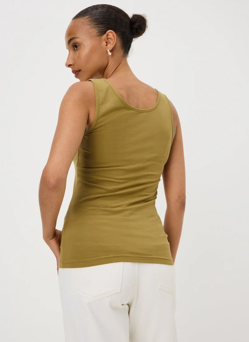 ماتلان Olive Vest Top