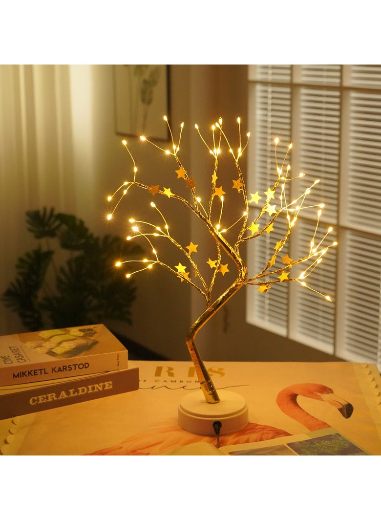 AUTOYSUR Tree Light for Room Decor, Aesthetic Lamps for Living Room, Cute Night Light for House Decor, Good Ideas for Gifts, Home Decorations, Weddings, Holidays and More (Warm White, 108 LED) - Image 1