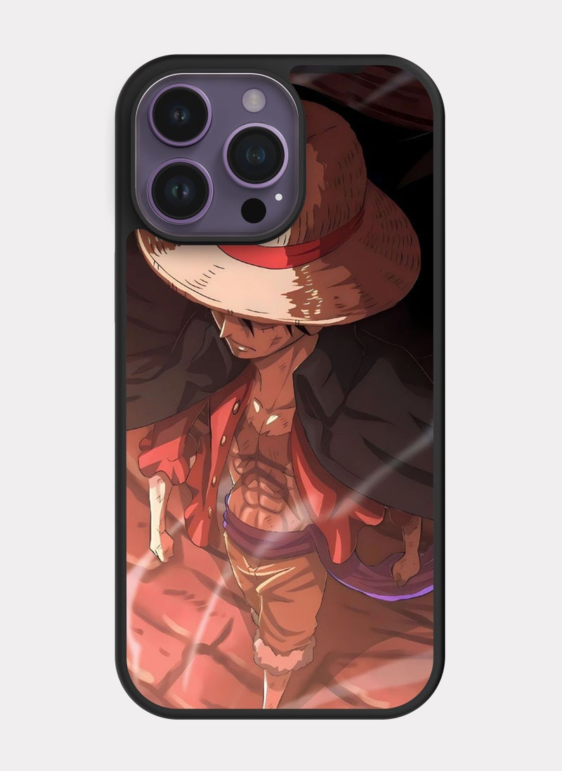 PXLAAT iPhone 14 Pro Max case cover One Piece Luffy - Image 1