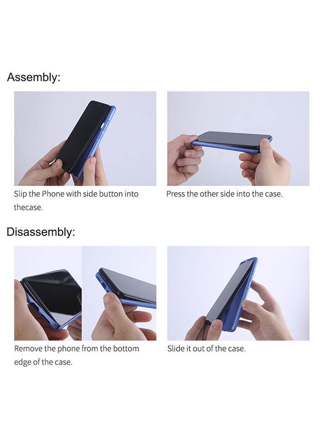 NIBEMINENT Protective Case Cover For Xiaomi Mi 10T 5G Blue - Image 4