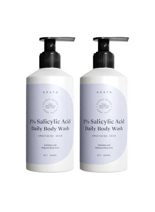 ARATA 1% Salicylic Acid Exfoliating Body Wash 600Ml For Body & Back Acne | Prevents Dry, Rough, Bumpy, And Strawberry Skin | Deep Cleanses Skin | For All Skin Types | Body Shower Gel - Image 1