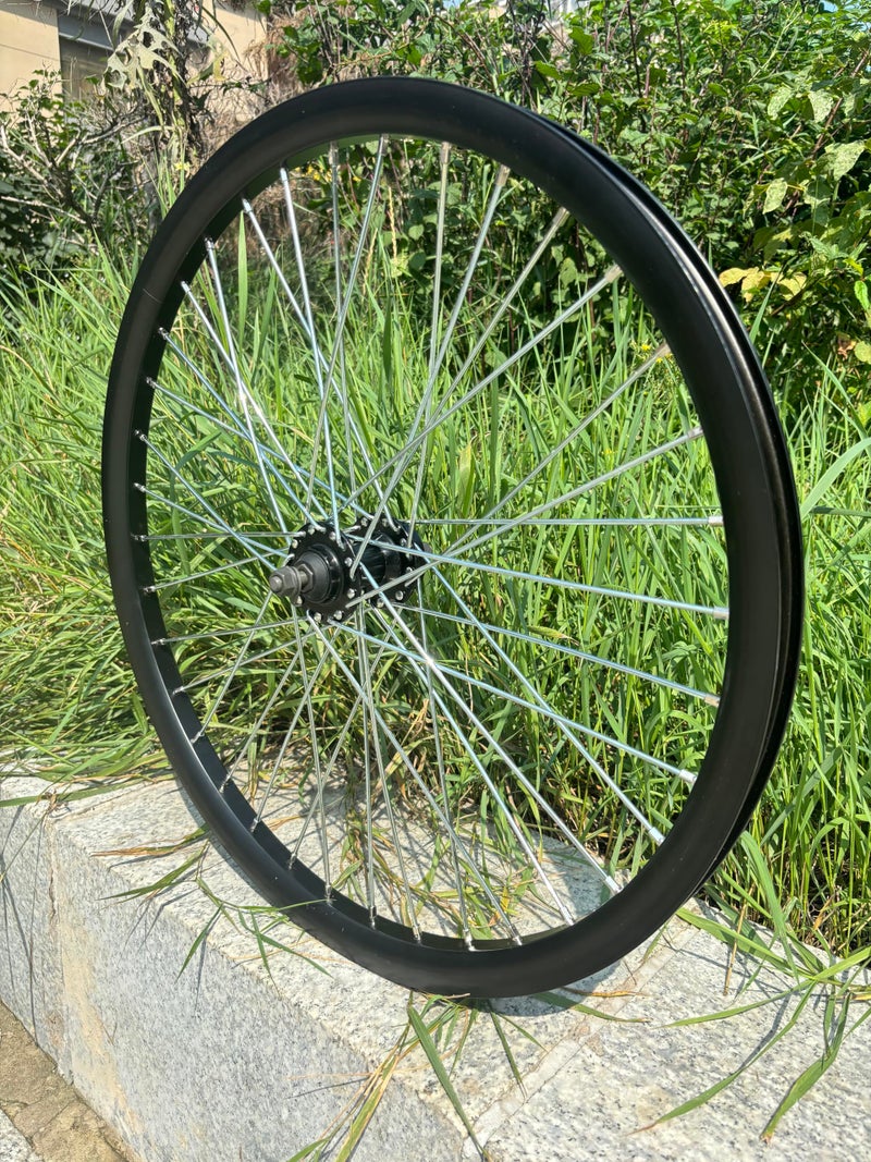 AUTES 26 inch Double Wall Aluminum Front Rim Heavy Duty Wheel 10G 36 Spokes for MTB/Road/Cruiser Bicycles - Image 3