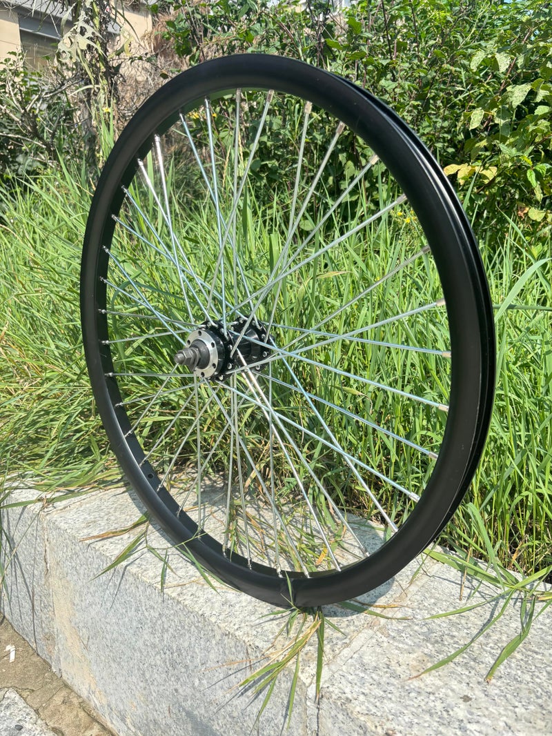AUTES 26 inch Double Wall Aluminum Front Rim Heavy Duty Wheel 10G 36 Spokes for MTB/Road/Cruiser Bicycles - Image 4