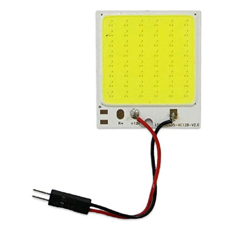 Toby's COB 48 SMD LED Panel Dome Led Lamp Auto Car Interior Reading Plate Wired Light Lamp