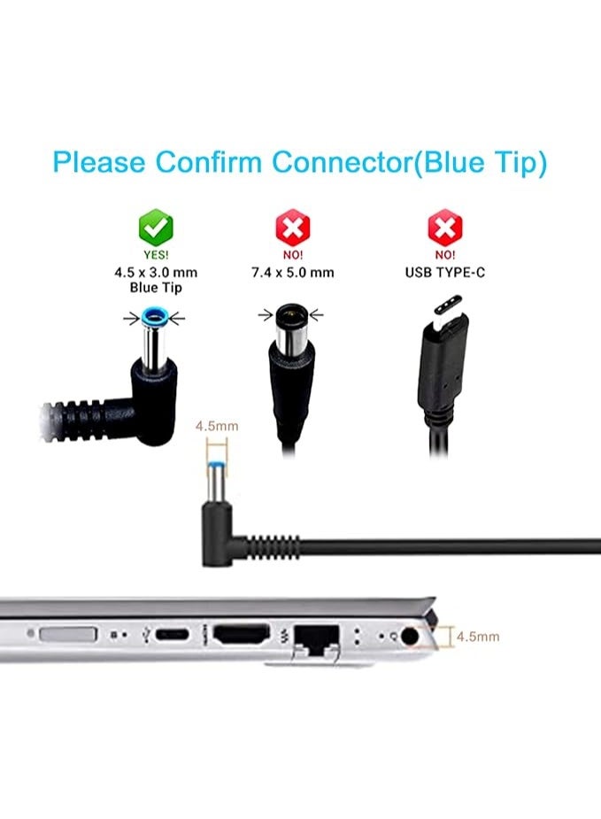 Terabyte 200W 19.5V 10.3A Replacement Laptop Charger for Omen 15 17, HP Pavilion Gaming 15 16 17, ZBook Fury Create Studio Power 15 17 G3 G4 G5 G6 G7 G8,TPN-LA21 TPN-DA10 ADP-200HB B Power Supply Adapter Cord - Image 4