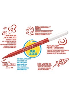 carioca Joy Super Washable Felt Paint Pen 24 pcs  - Image 3