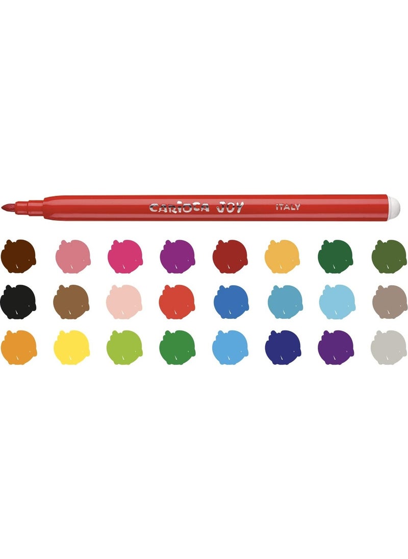 carioca Joy Super Washable Felt Paint Pen 24 pcs  - Image 2
