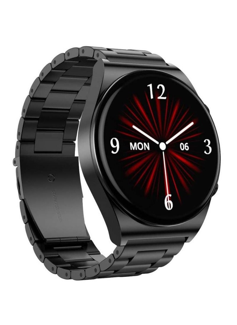 Generic - G Tab Smart Watch GT3 Pro Round Shape with Two Set Strap and Voice Assistance Bluetooth Wireless Watch HD Voice Call IP67 Waterproof HD Full Touch Screen 1.32 inch Display - Image 1