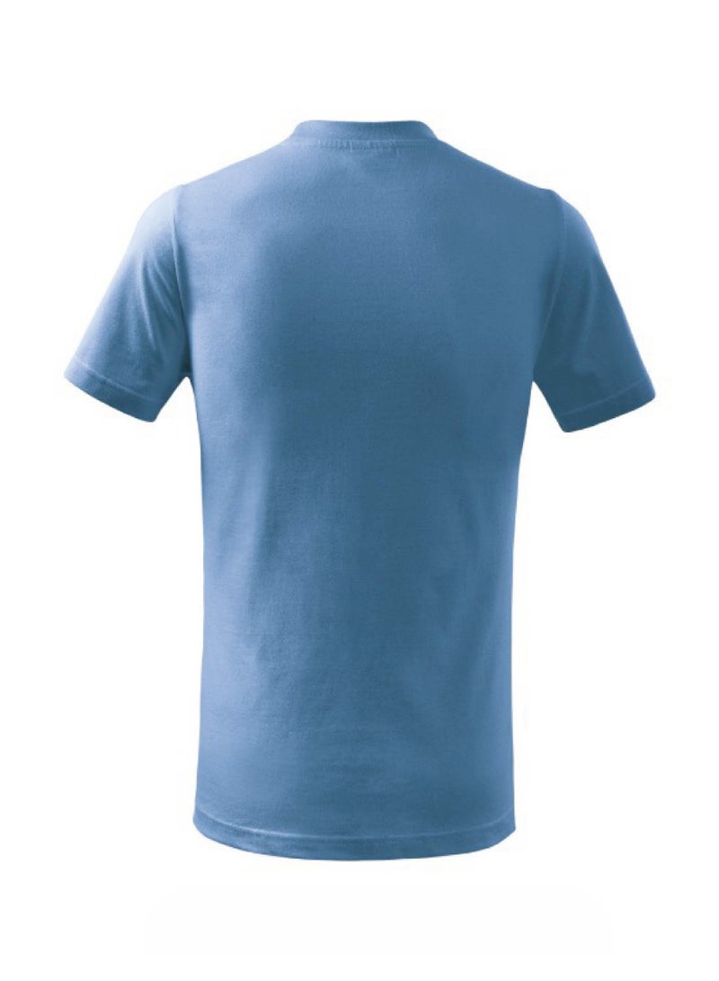 PRINTSHOP4ME Argentina Soccer Printed Round neck cotton T-shirt for Sports fan unisex Adults and Kids (Sky Blue) - Image 4