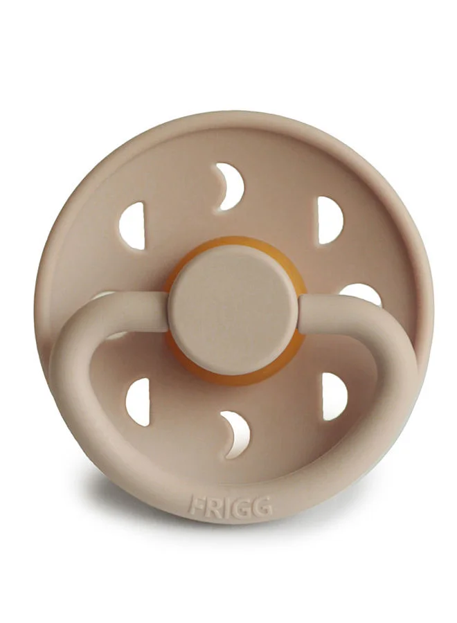 FRIGG Moon Phase Latex Pacifier, 6-18 Months, Size 2 - Croissant