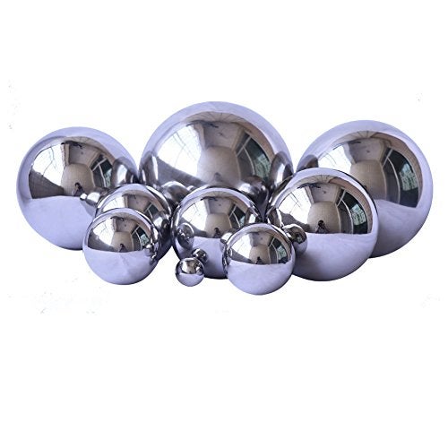 Folytiy Stainless Steel Gazing Ball for Homes and Gardens Ornament, Hollow Ball Mirror Polished Shiny Sphere, Pack of 5 (2 Inch) - Image 2