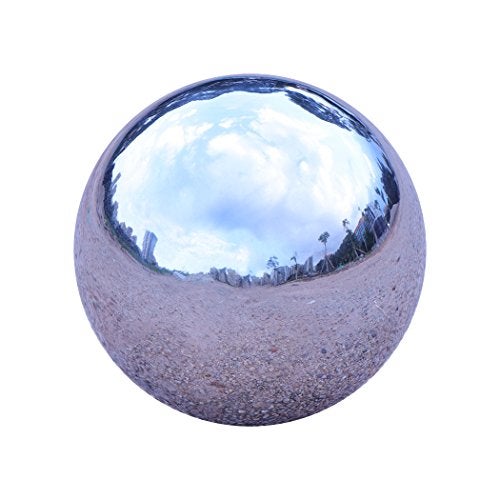 Folytiy Stainless Steel Gazing Ball for Homes and Gardens Ornament, Hollow Ball Mirror Polished Shiny Sphere, Pack of 5 (2 Inch) - Image 4