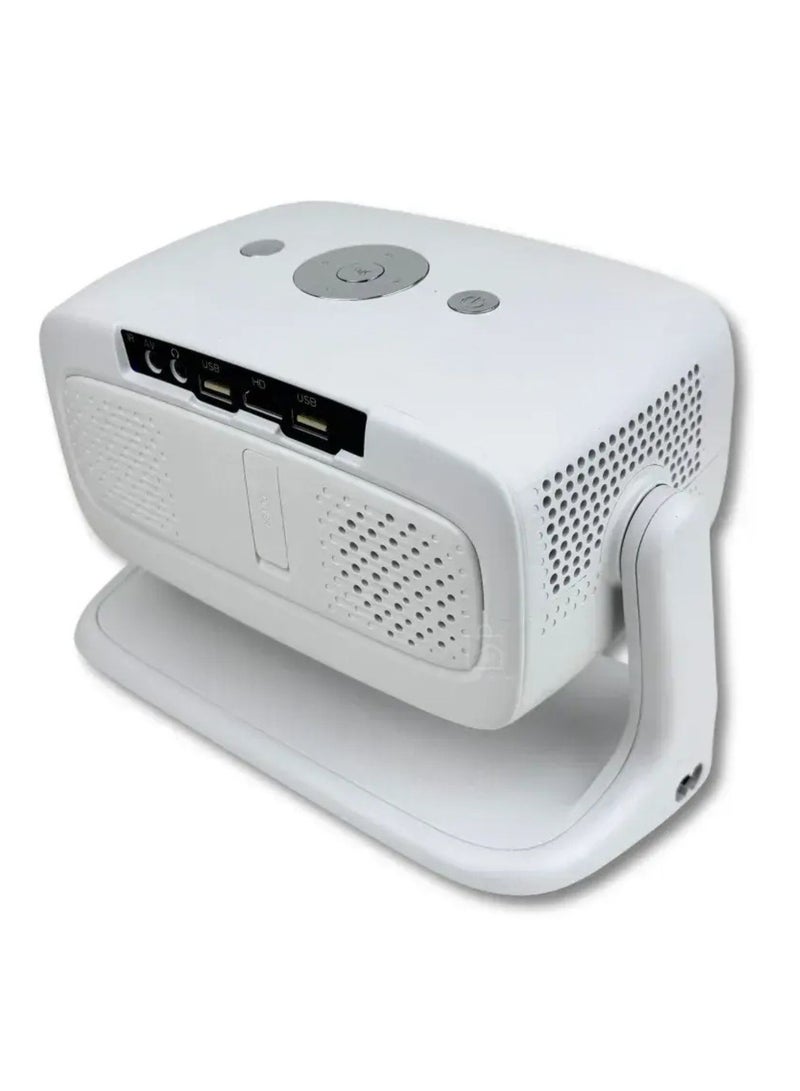 Umiio U10 1080P HD Smart Projector | 5000 Lumens Home Theater, 4K Input, WiFi 6 & Bluetooth 5.2, Portable Multi-Function Projector-White  - Image 4