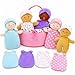 June Garden My First Basket Plush Baby Doll Set Includes 1 Basket and 4 Multicultural Soft Plush Babies with Emotional Expressions for Infants and Toddlers Birth and Up - Image 2