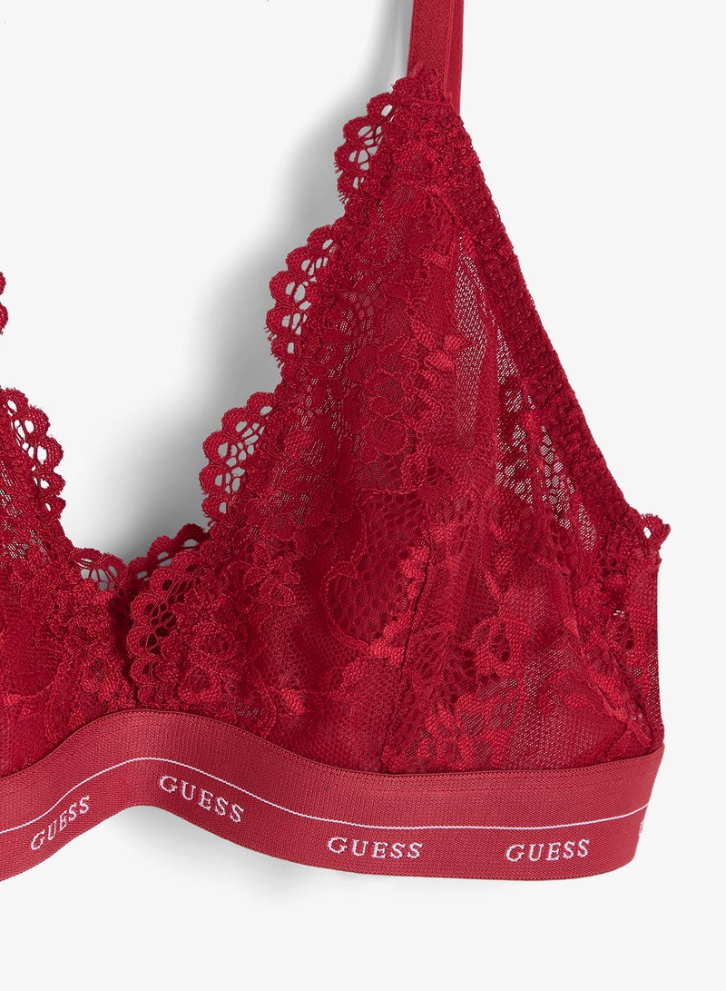 GUESS Lace Detailed Bra - Image 3
