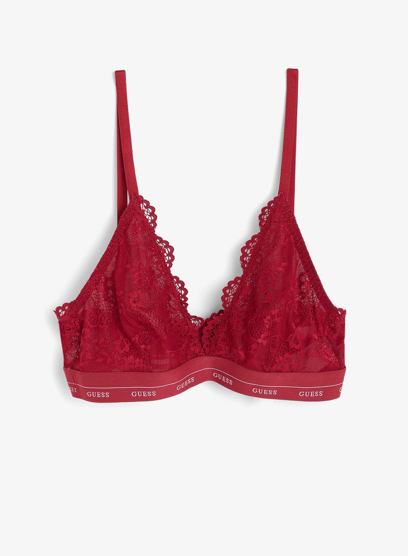 GUESS Lace Detailed Bra - Image 1
