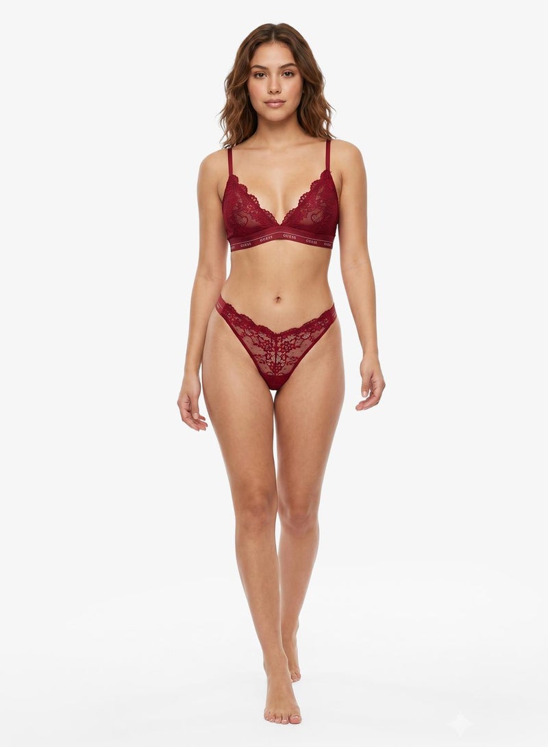 GUESS Lace Detailed Bra - Image 4