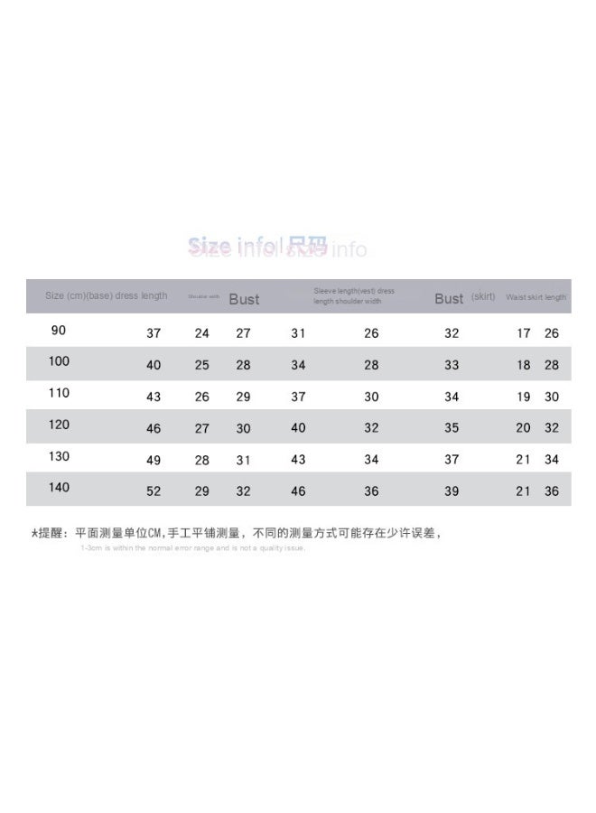 Autumn Children Girl 2pcs Sets Junior Girl Lace One-piece Long Sleeves Dress+Single-breasted Leather Vest  Girls - Image 4