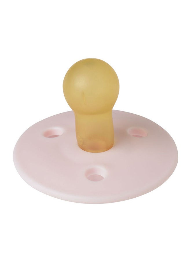 Mininor - Round Pacifier Latex 0M Spring Blossom - Image 1
