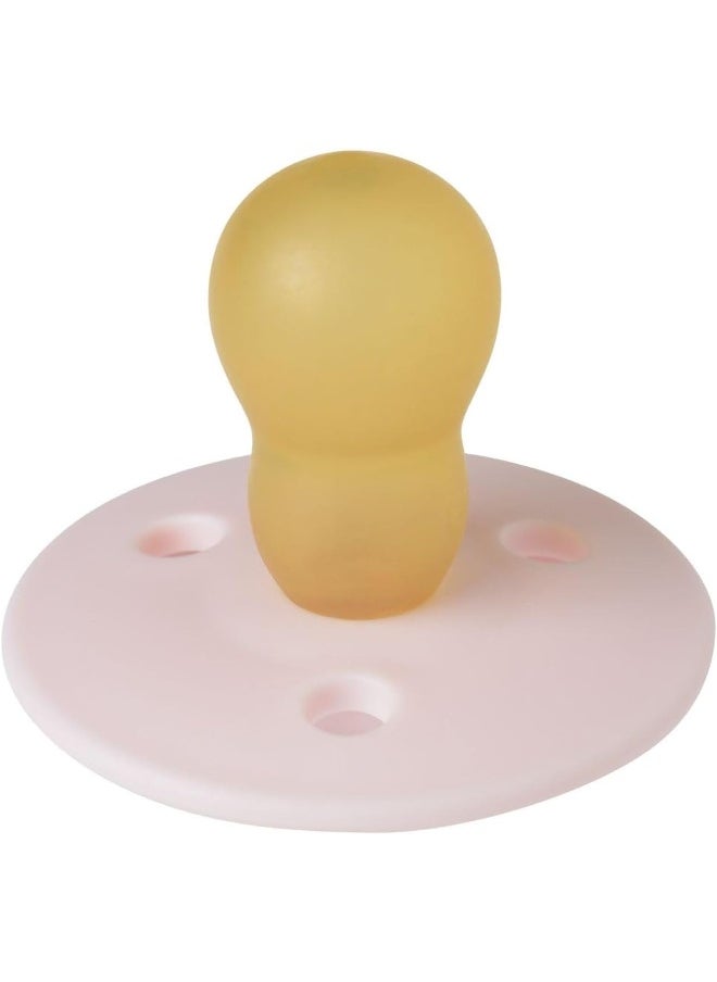 Mininor - Round Pacifier Latex 0M Spring Blossom - Image 1