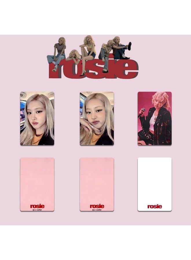 NIBEMINENT 3 Pcs Kpop ROSE SOLO ROSIE Lomo Cards Card For Fans Collection Gifts - Image 1
