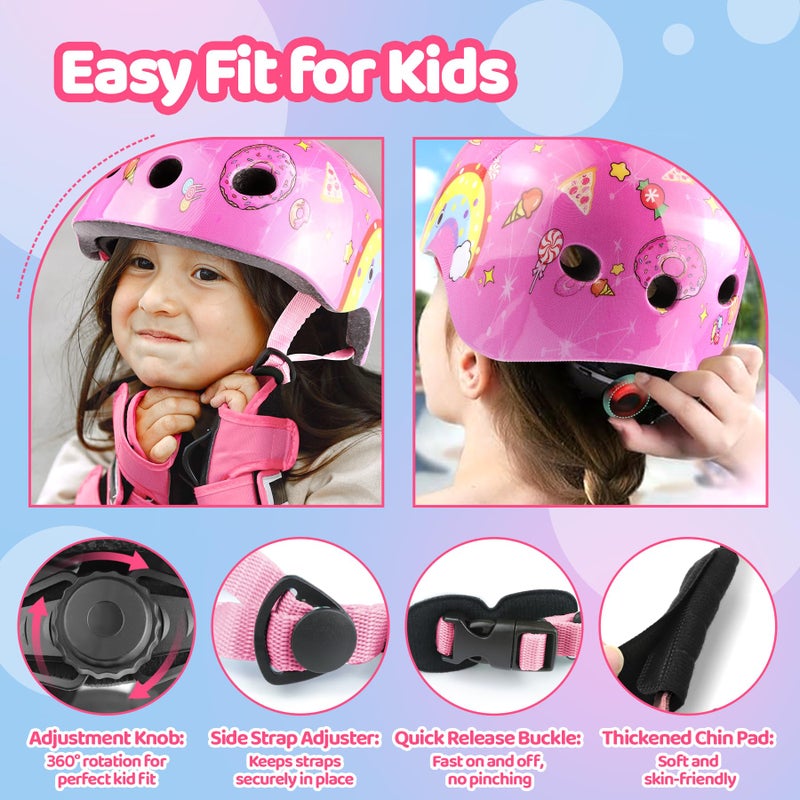 Vvinca Toddler Helmet for 1/2/3/4/5/6/7/8 Years Old, Kids Bike Helmets Ages 3-5/5-8, Kids Children Helmet for Youth Boys and Girls - Image 5