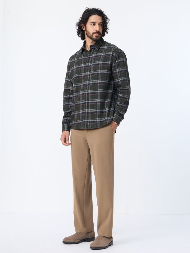 The Souled Store قميص مقلم: غابة عميقة - Image 4