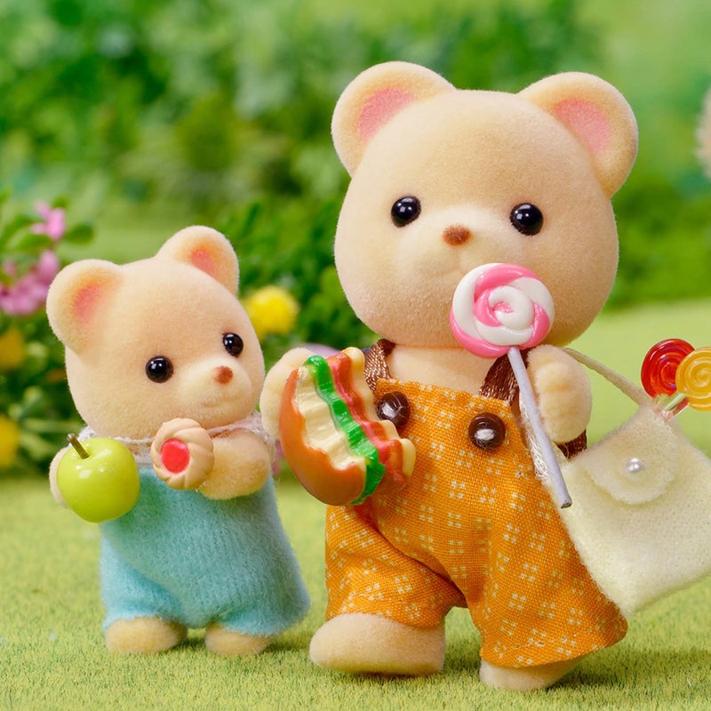 Calico Critters Calico Critters Cuddle Bear Family, Dolls, Dollhouse Figures, Collectible Toys 4 Count  - Image 4