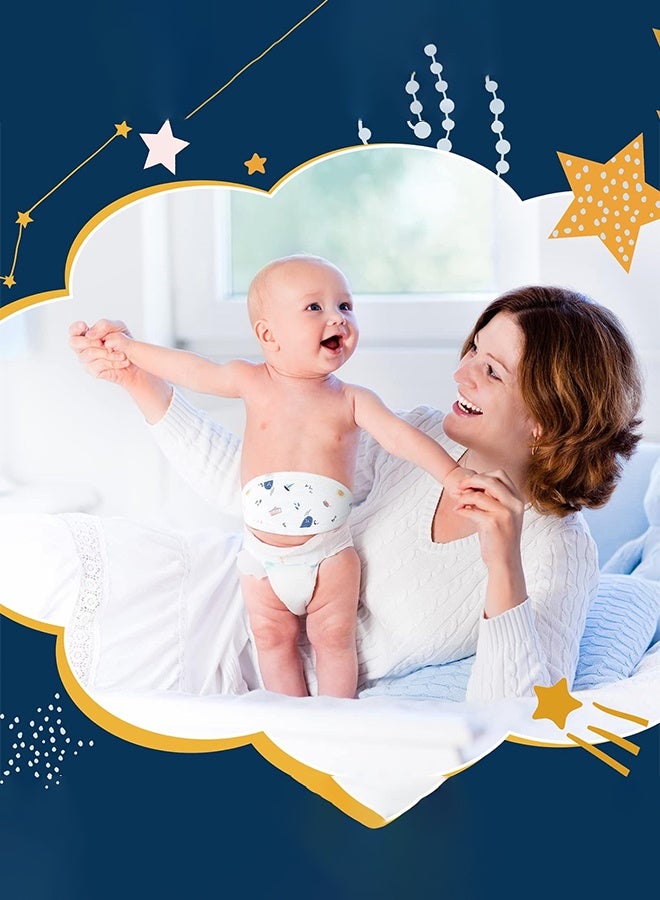 Sweet Life 4 Pcs Newborn Infant Belly Wrap, Comfort Cotton Umbilical Cord, Cover Band Cartoon Soft Baby Belly Band Newborn Navel Belt for Protection Abdomen Baby Boy Girl Gifts 0-12 Months, 4 Styles (Cute) - Image 3