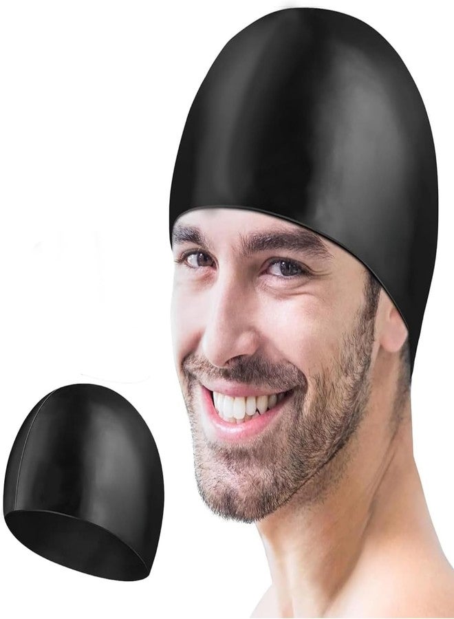 JHALAKRITI Silicone Swimming Cap for Unisex| Super Elastic Unisex Swim Cap | Boys, Girls & Kids | Waterproof, Easy Fit, Tear Resistant Training Swim Cap | Adults Silicone Pool Safe - Image 1