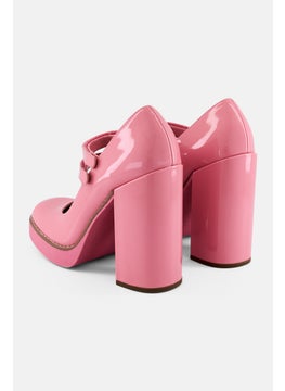 STEVE MADDEN Women Twice Velcro Closure Pumps, Pink  - Image 2