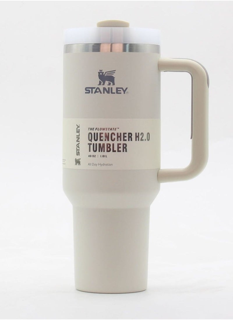 Stanley - Quencher H2.0 FlowState Stainless Steel Vacuum Insulated Tumbler with Lid and Straw for Water, Iced Tea or Coffee, Smoothie and More, 40 oz - Image 1