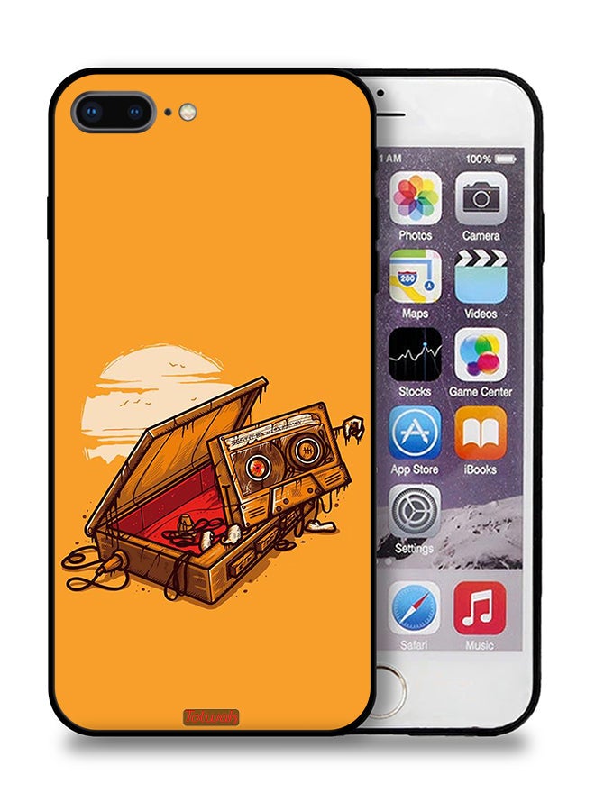 Tolwak Apple iPhone 8 Plus Protective Case Cassette And Tape Art - Image 1