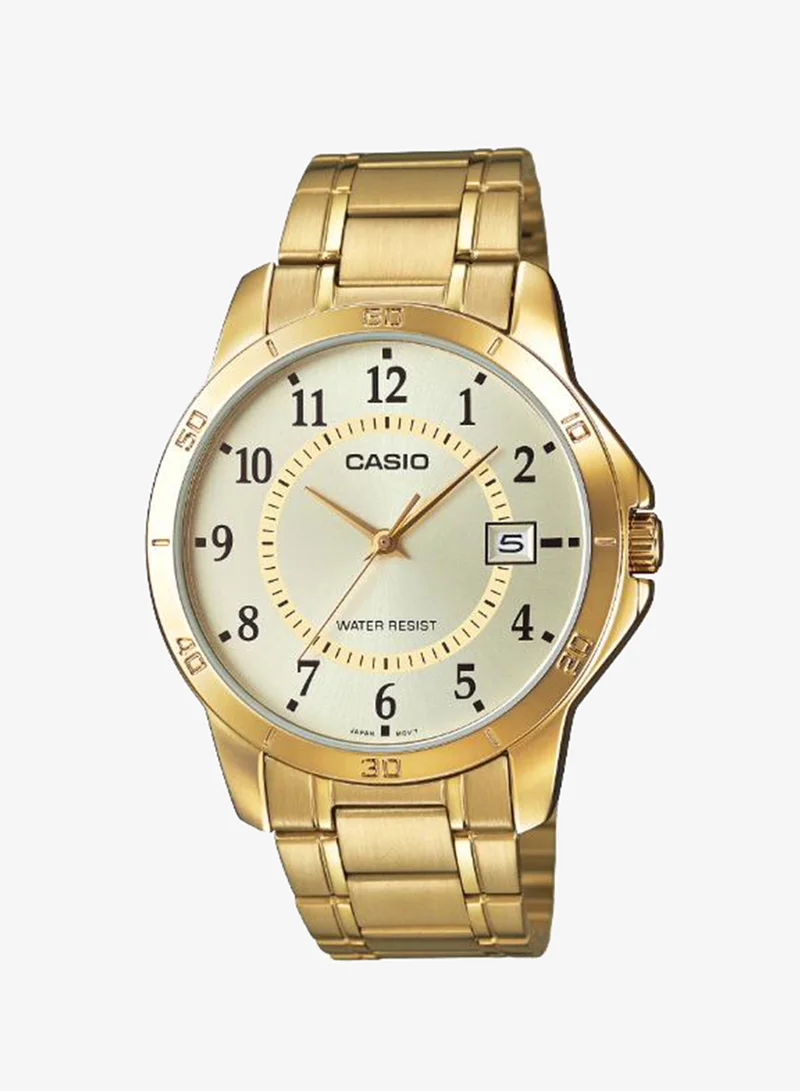 Casio Men's Stainless Steel Analog Watch MTP-V004G-9BUDF - 47 mm