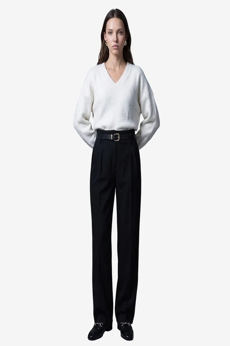 Dilvin DILVIN Women's Straight-Leg Pants