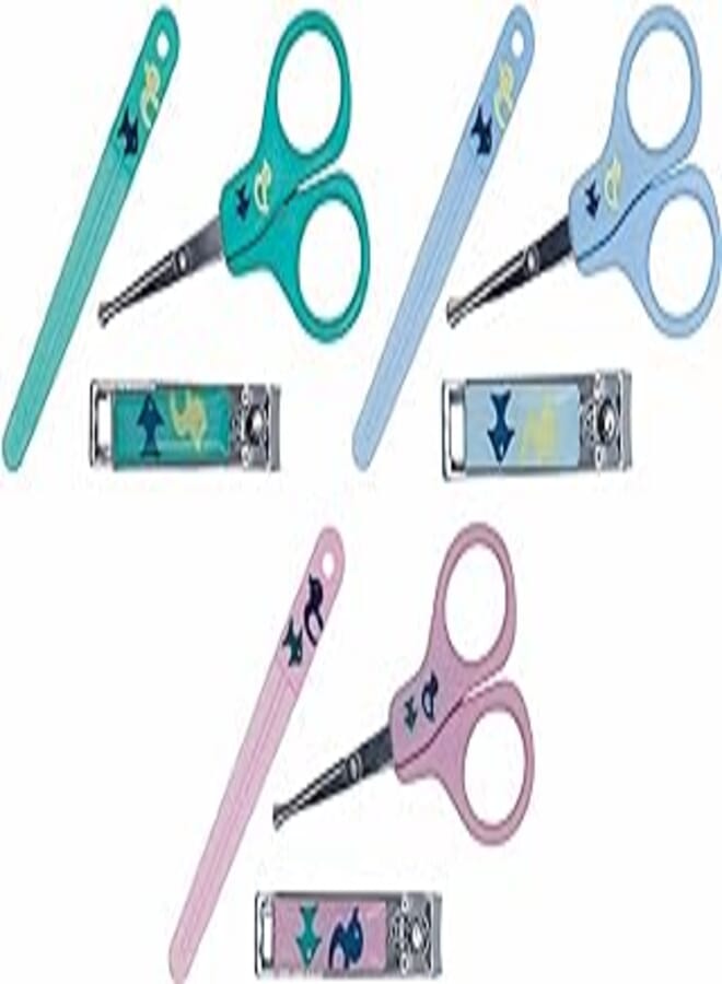 Nuby ID4774 Nail Care Set Blue