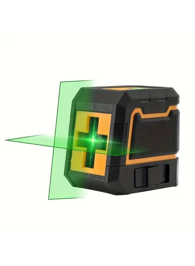 Orange 2 Line High Precision Laser Level Green Beam Portable Indoor Outdoor Tool - Image 2