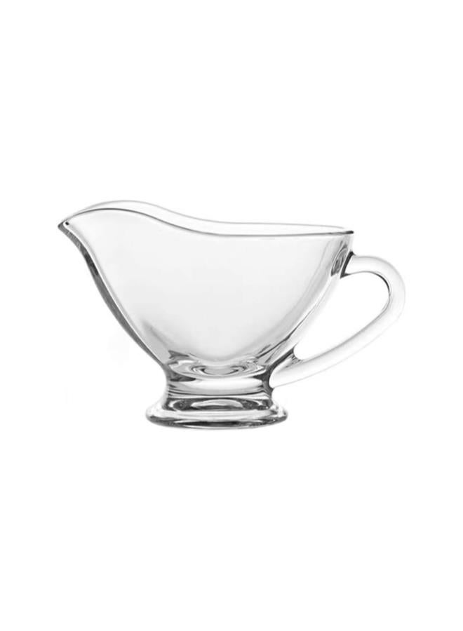 2pcs Saucy Glass Gravy Boat Dishes with Handle Spout for Gravy Salad Dressings Milk Broth Creamer 220ml - Image 1