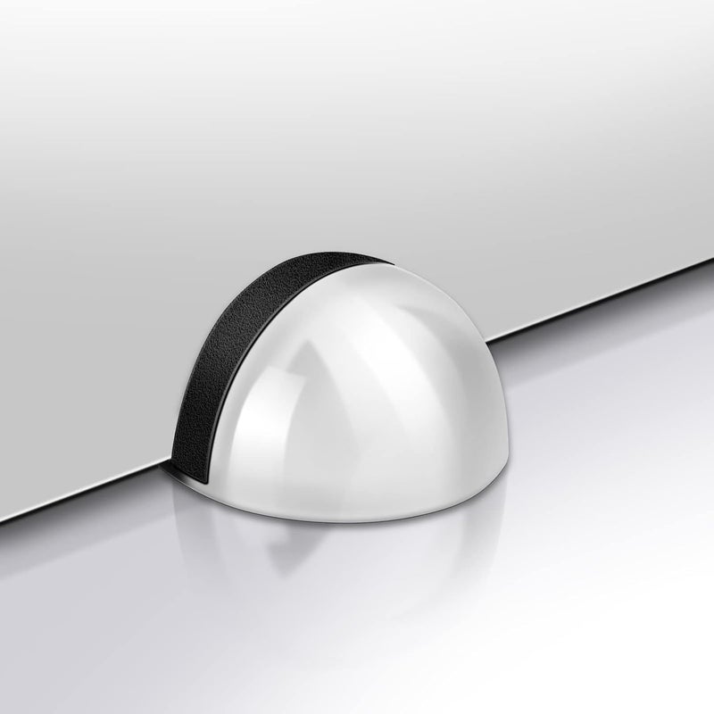 4 Pack Magnetic Door Stoppers - Stainless Steel Wall and Floor Protectors - Image 4